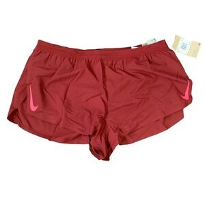 Nike AeroSwift DRI-FIT 2" Men's Lined Red Racing Shorts Size XXL - CJ7837-677